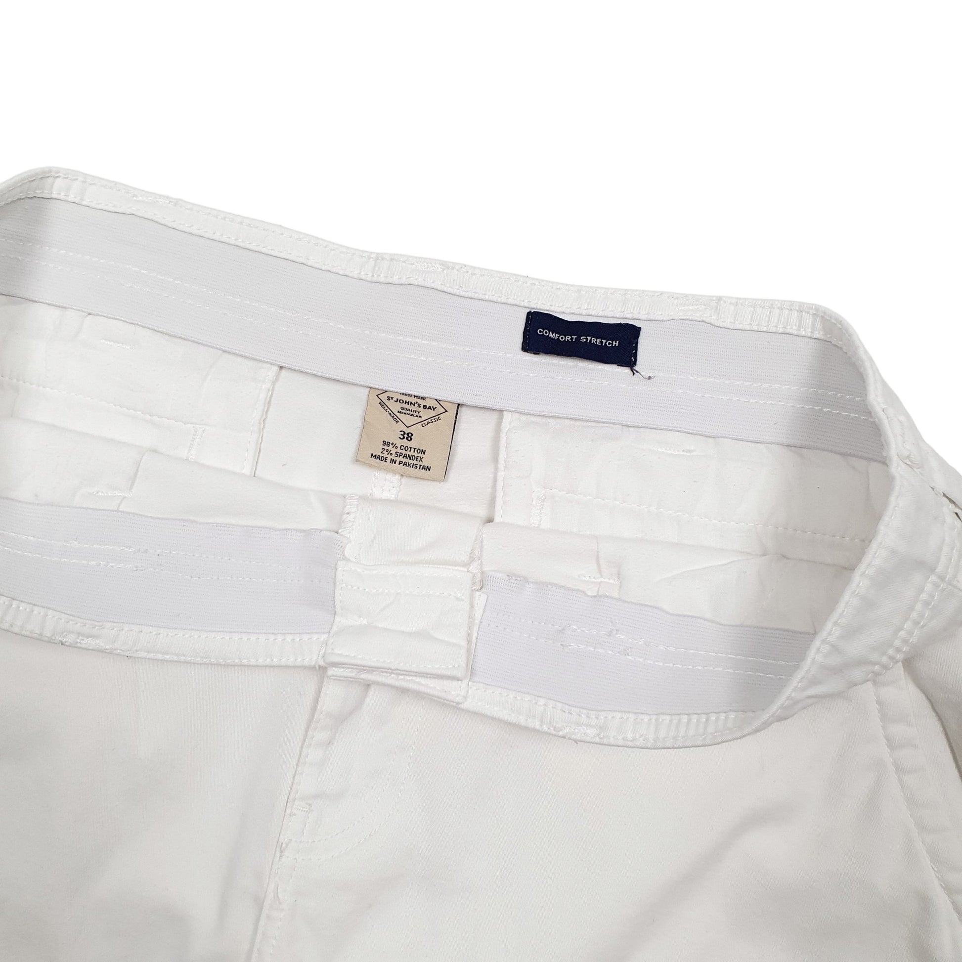 Mens St Johns Bay White Cargo Shorts – Bundl Clothing