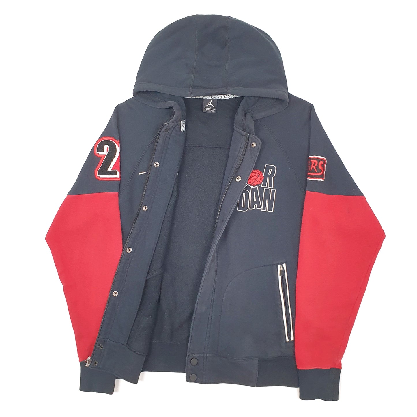 Mens Black Nike Jordan Marvin the Martian Full Zip Jumper