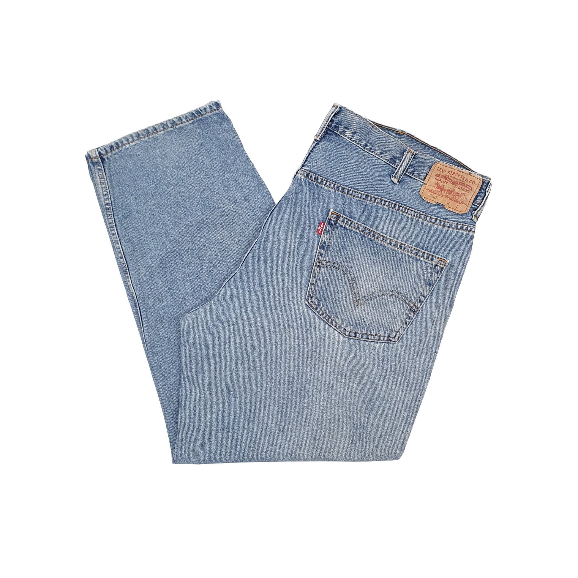 Levis 550 Relaxed Fit 1990's Jeans W44 L30 Blue