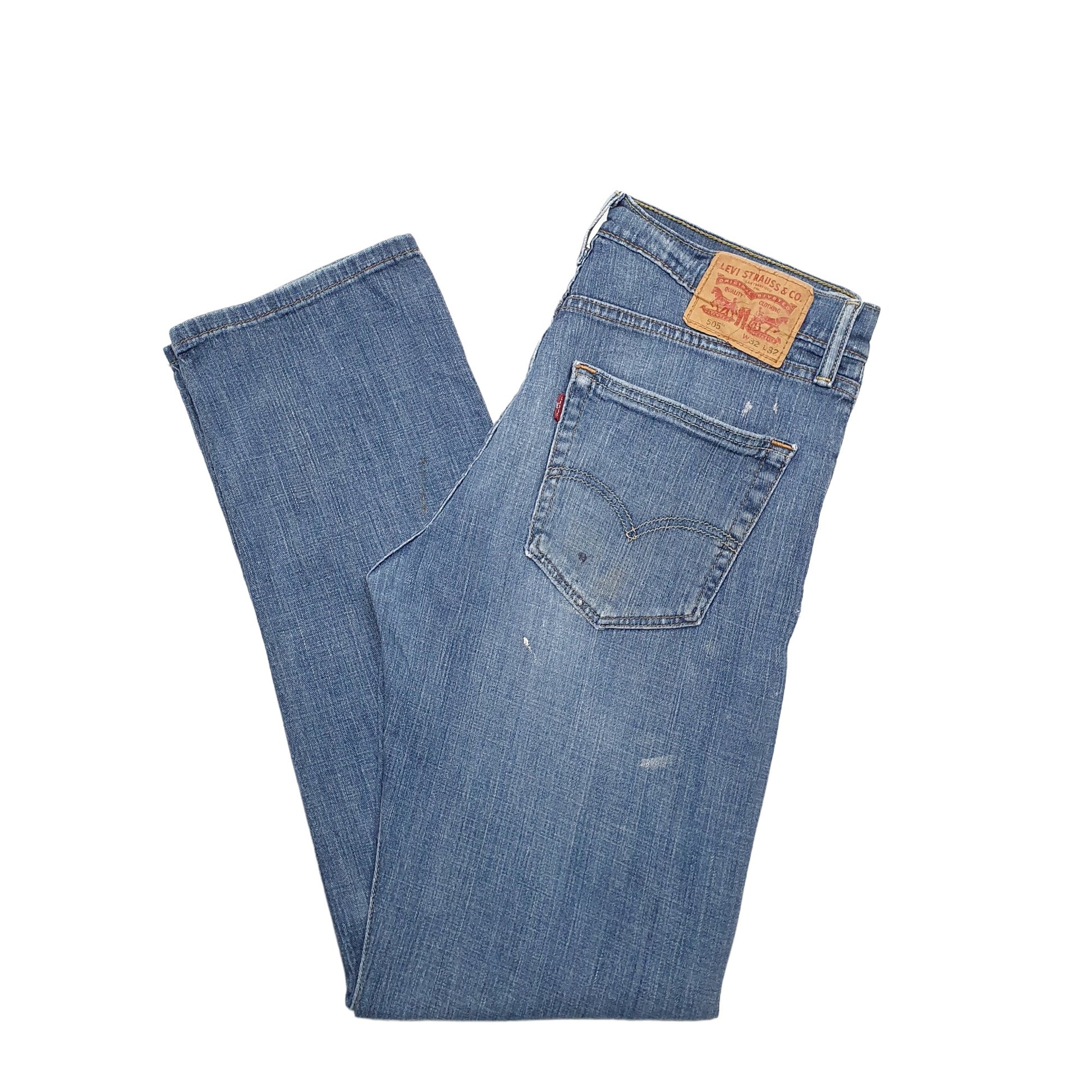 Mens Blue Levis  505 JeansW32 L32