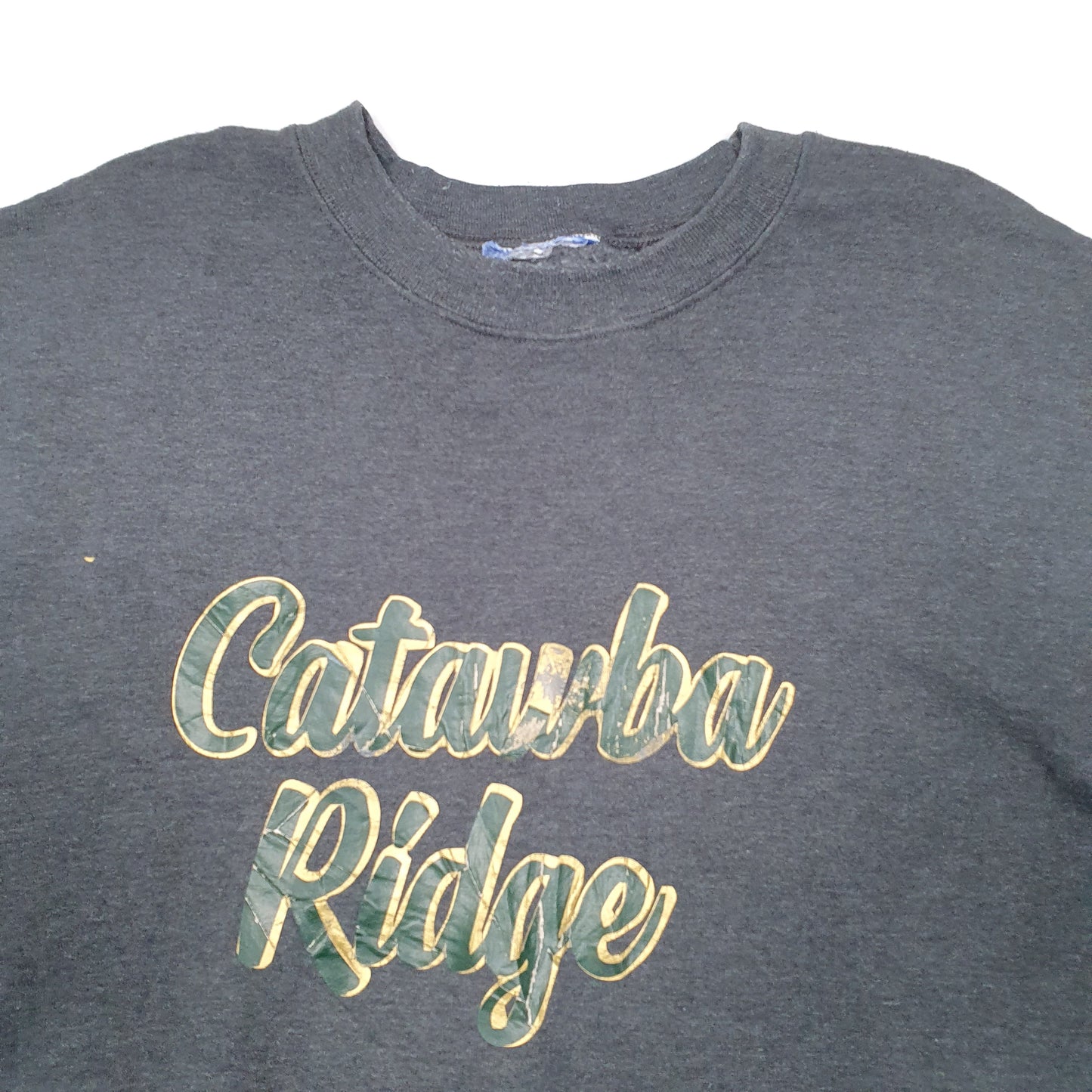 Mens Grey Champion Catawba Ridge Souvenir Crewneck Jumper