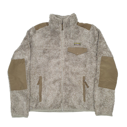 L.L.Bean Quarter Zip Fleece S Khaki