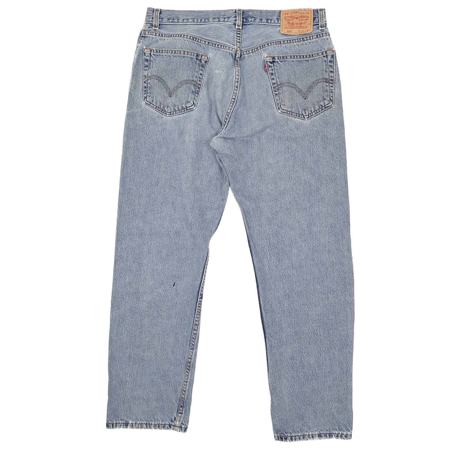 Levis 505 Regular Fit Jeans W36 L32 Blue