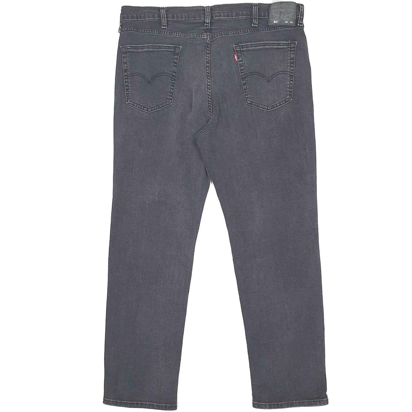 Levis 541 Tapered Fit Stretch Jeans W42 L32 Grey