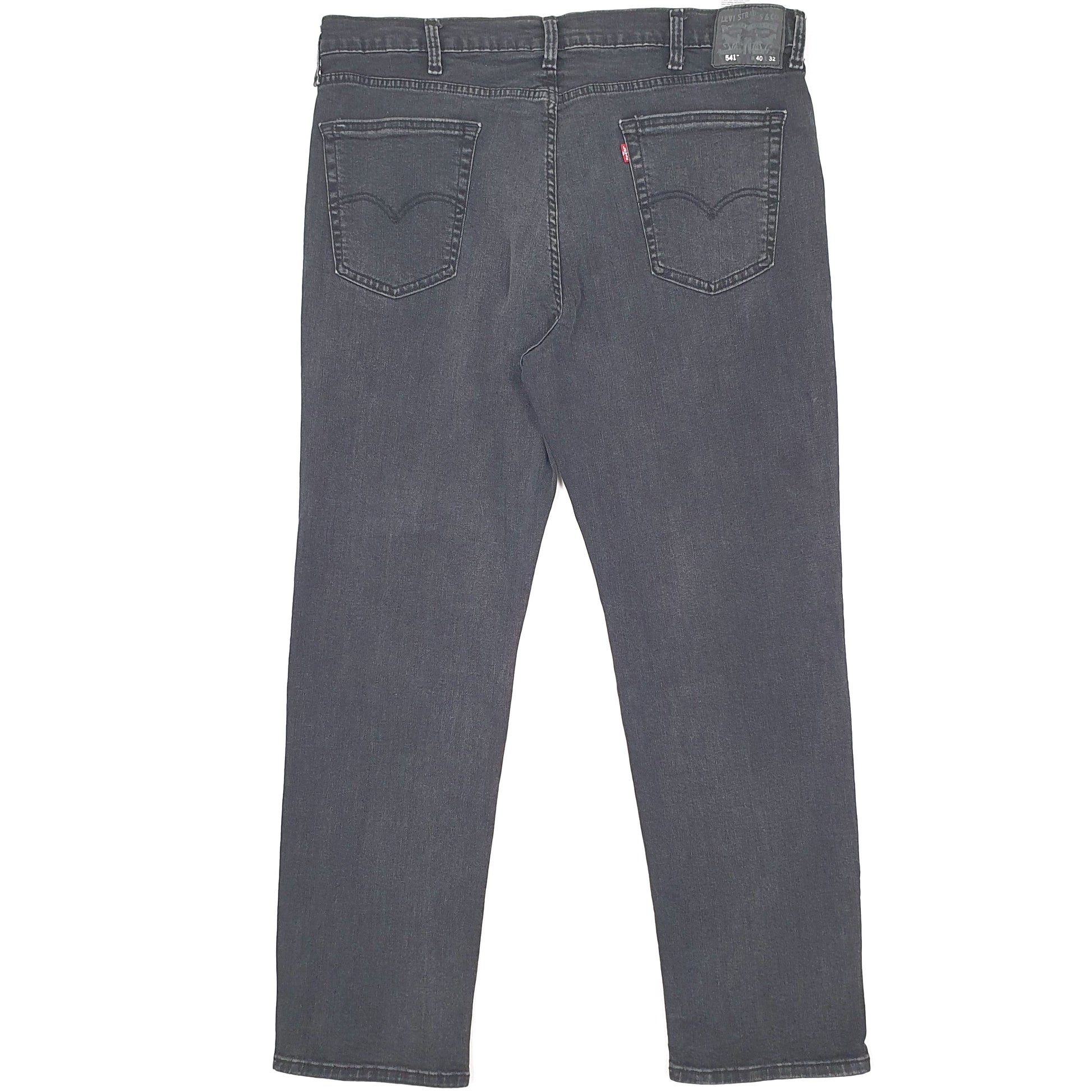 Levis 541 Tapered Fit Stretch Jeans W42 L32 Grey