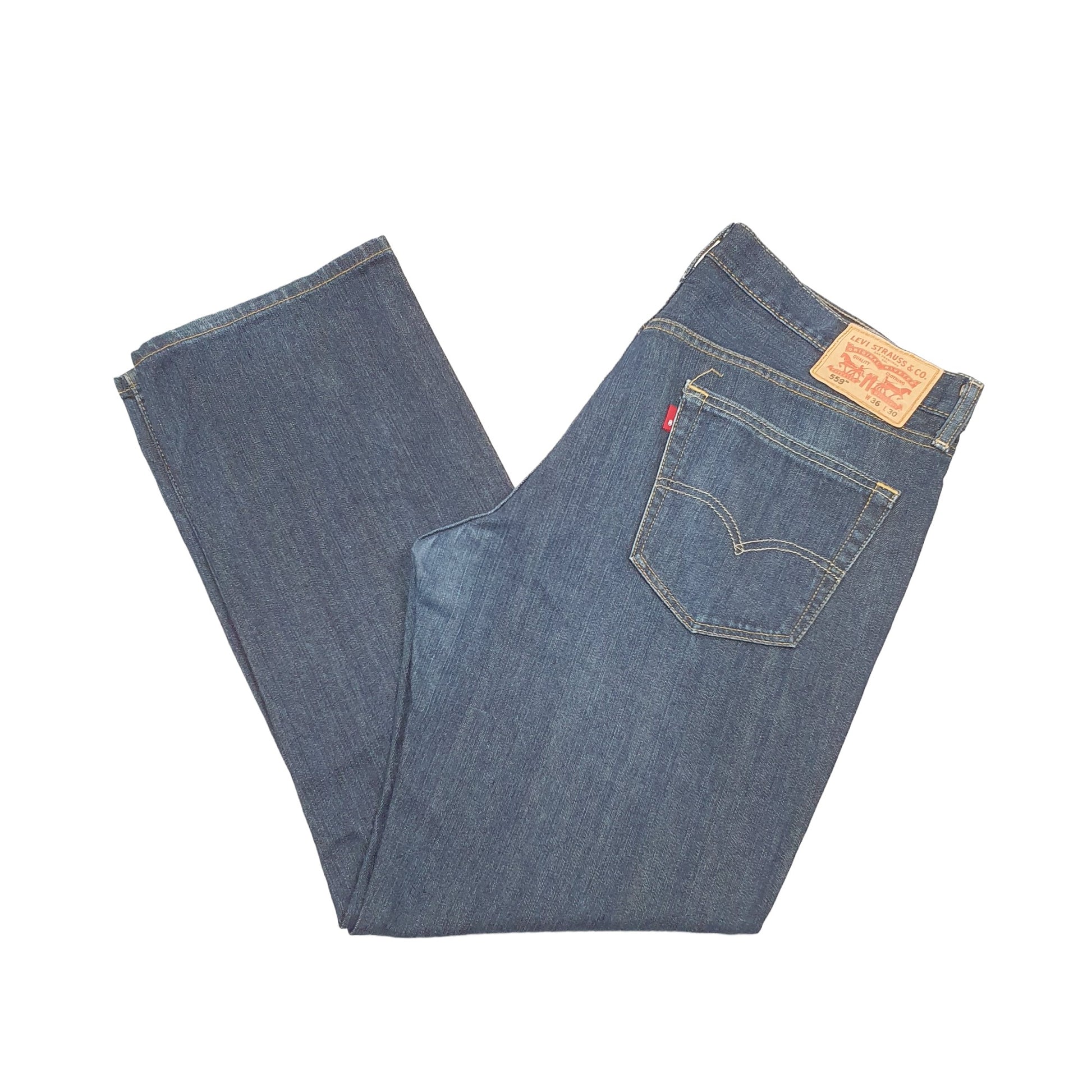 Levis 559 Relaxed Fit Jeans W38 L31 Blue