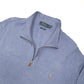Polo Ralph Lauren Estate Rib Quarter Zip XL Blue