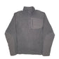 Mens Grey The North Face  Quarter Zip Jumper