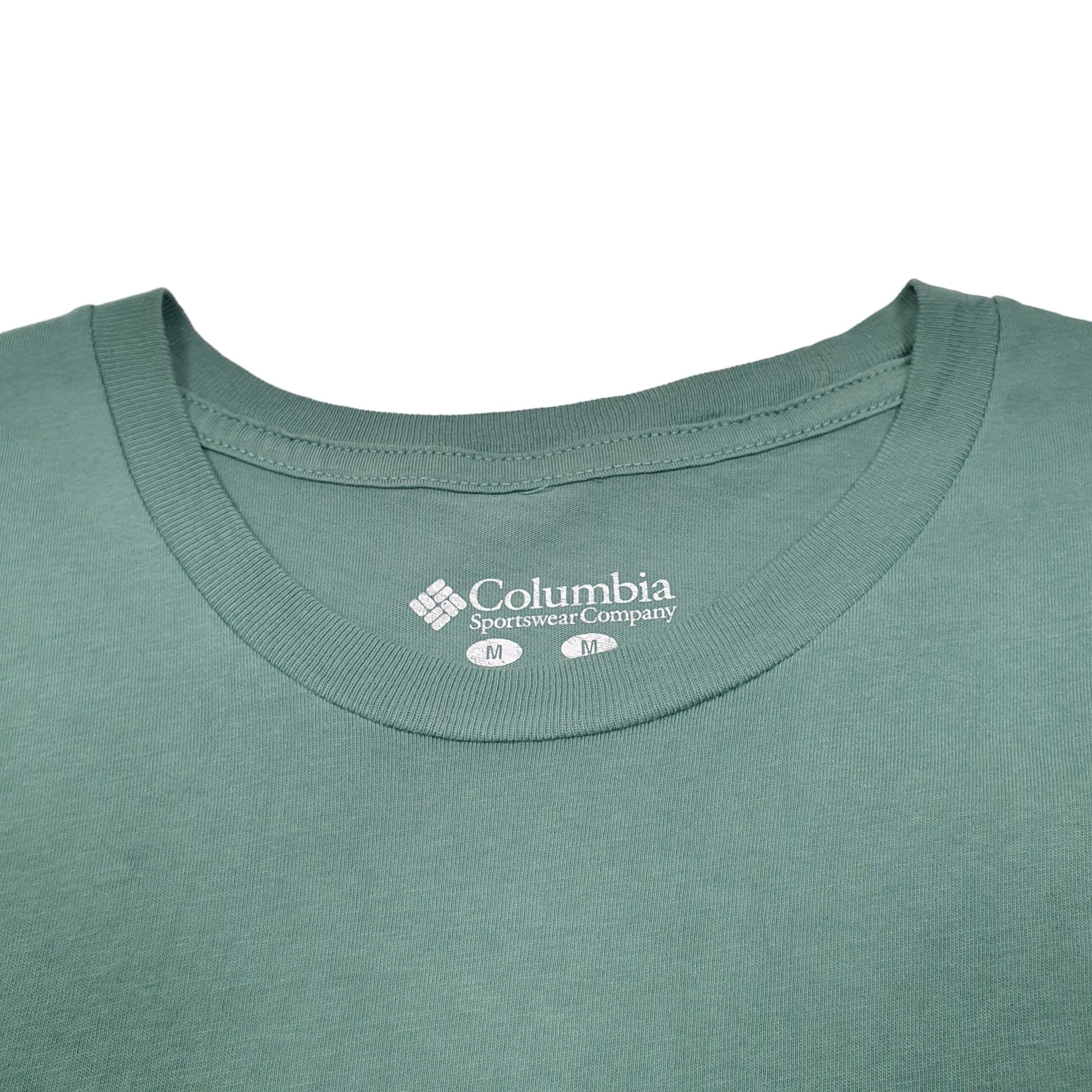 Mens Green Columbia Sportswear Always Outside Short Sleeve T Shirt