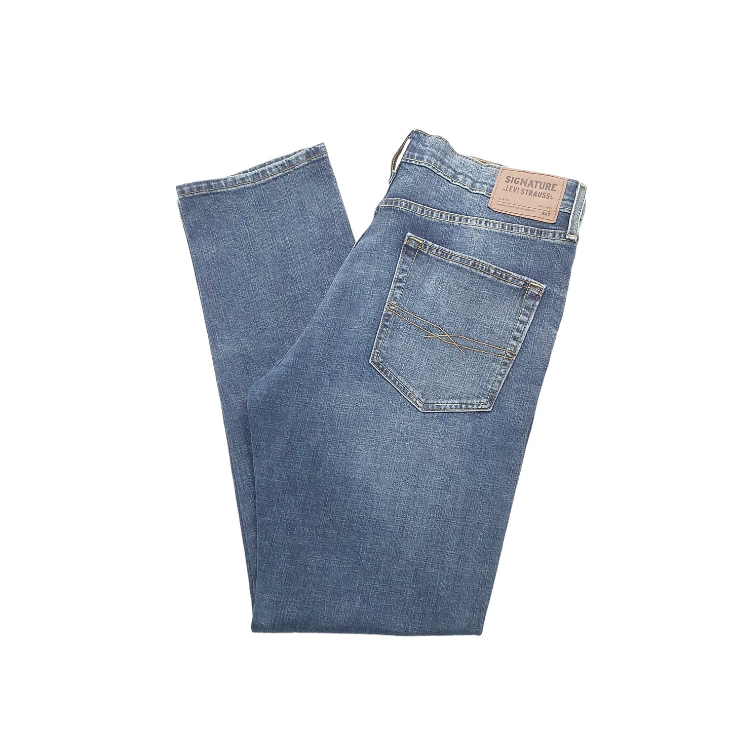 Levis Signature Regular Fit Jeans W34 L32 Blue