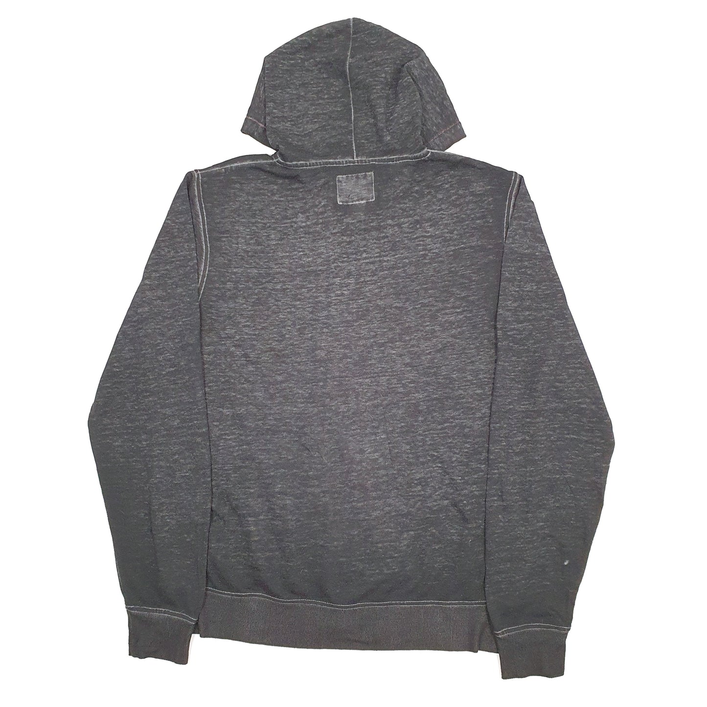 Mens Grey Hard Rock Cafe New Orleans Hooded Full Zip Jumper