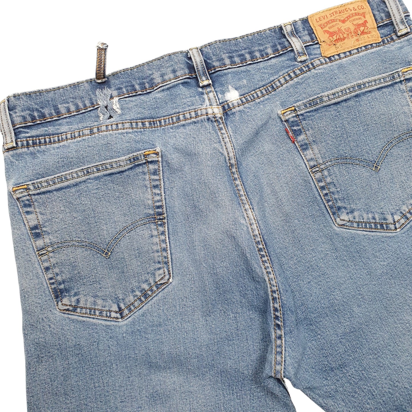 Levis 514 Straight Fit Jeans W42 L30 Blue