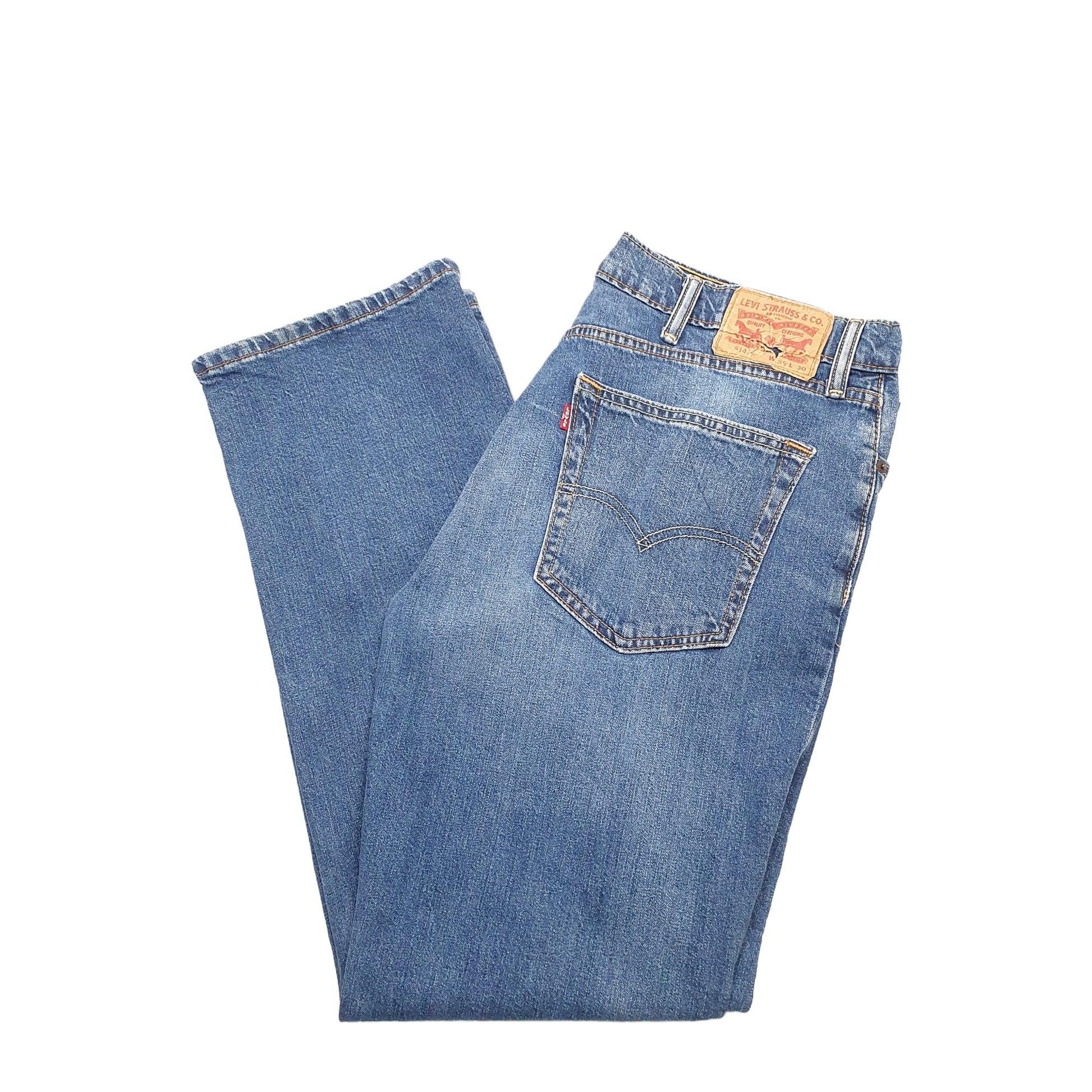Levis 514 Straight Fit Jeans W38 L30 Blue