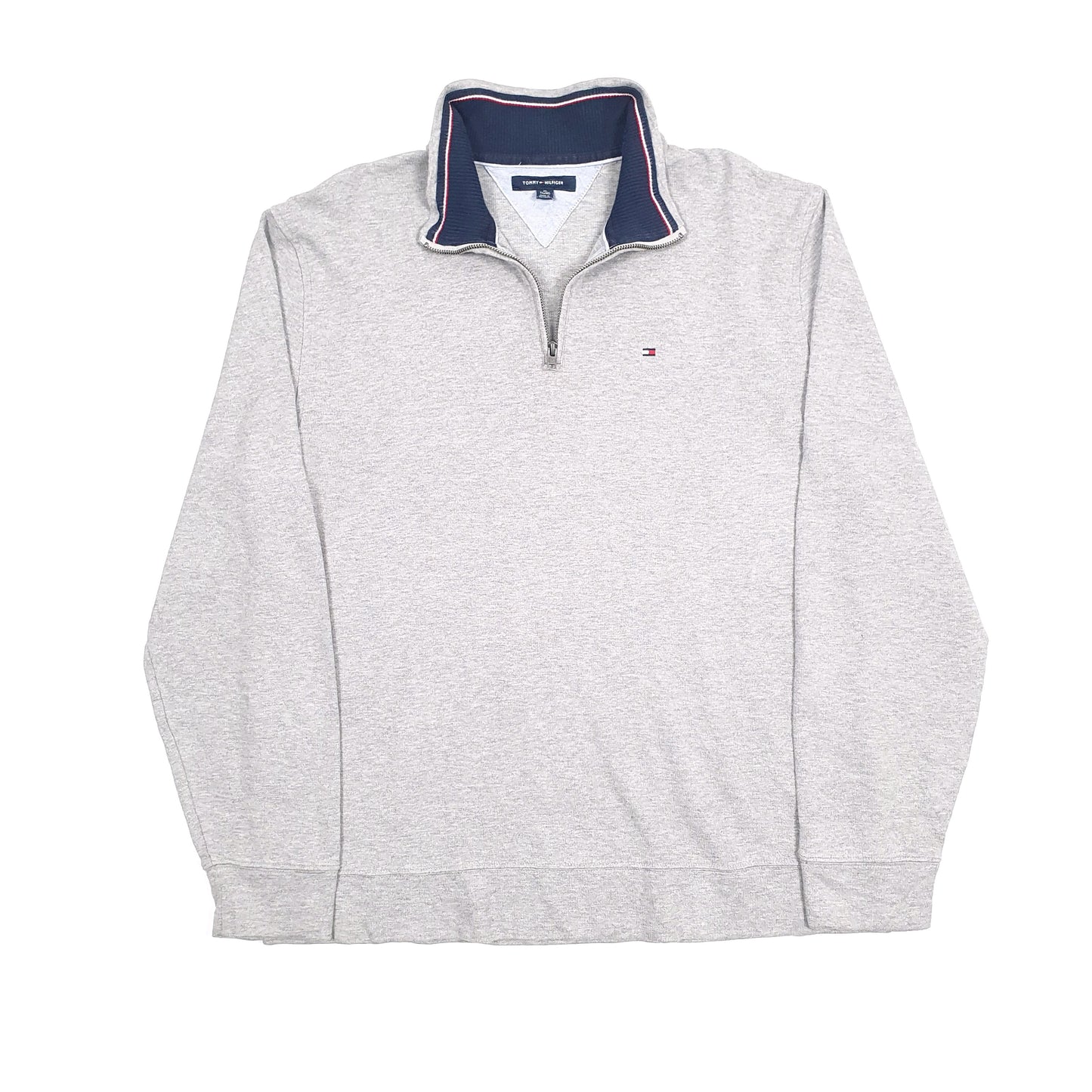 Tommy Hilfiger Quarter Zip L Grey