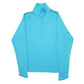 Womens Blue Champion DuoDry Active Running Sport Quarter Zip Jumper