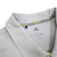 Adidas Short Sleeve Polyester Polo Shirt Grey