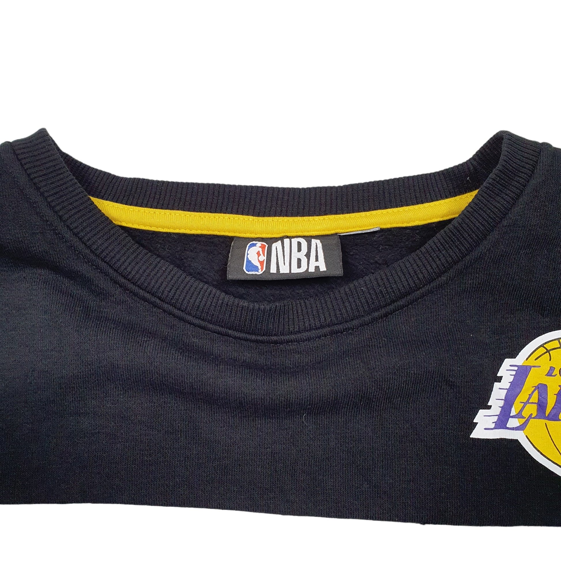 Mens Purple NBA Los Angeles Lakers LA Basketball Crewneck Jumper