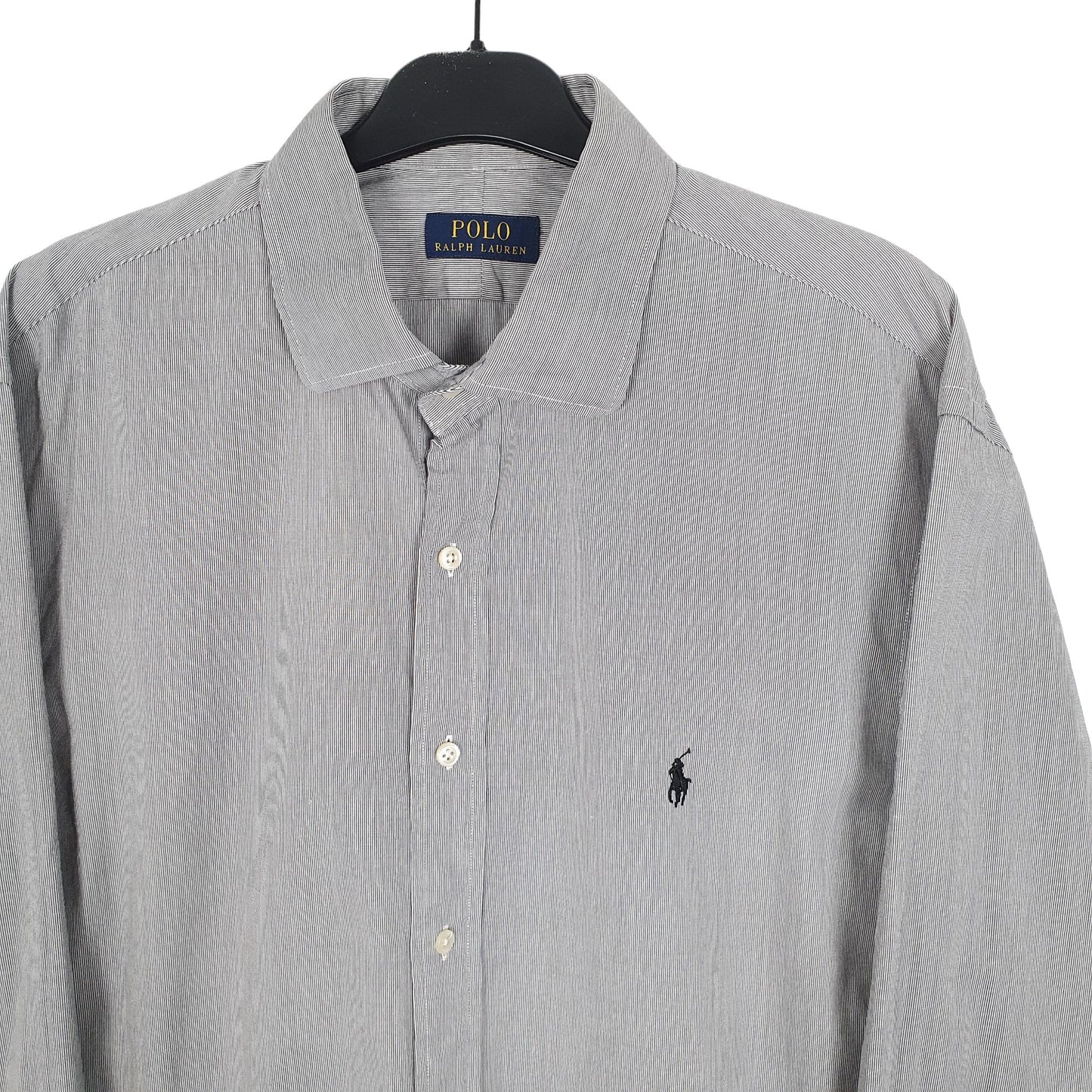 Ralph Lauren Long Sleeve Regular Fit Check Shirt Grey