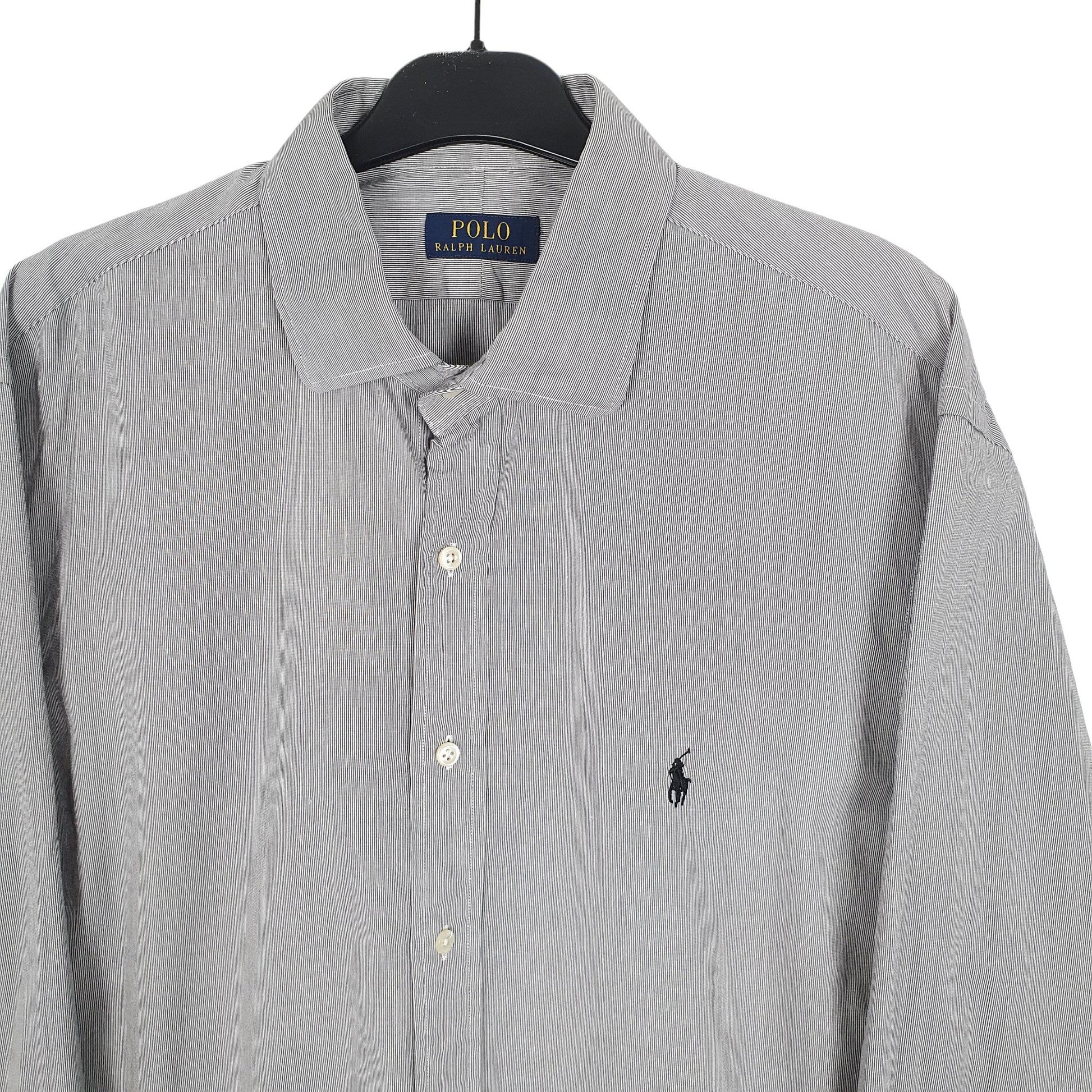 Ralph Lauren Long Sleeve Regular Fit Check Shirt Grey