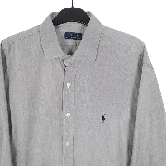 Ralph Lauren Long Sleeve Regular Fit Check Shirt Grey