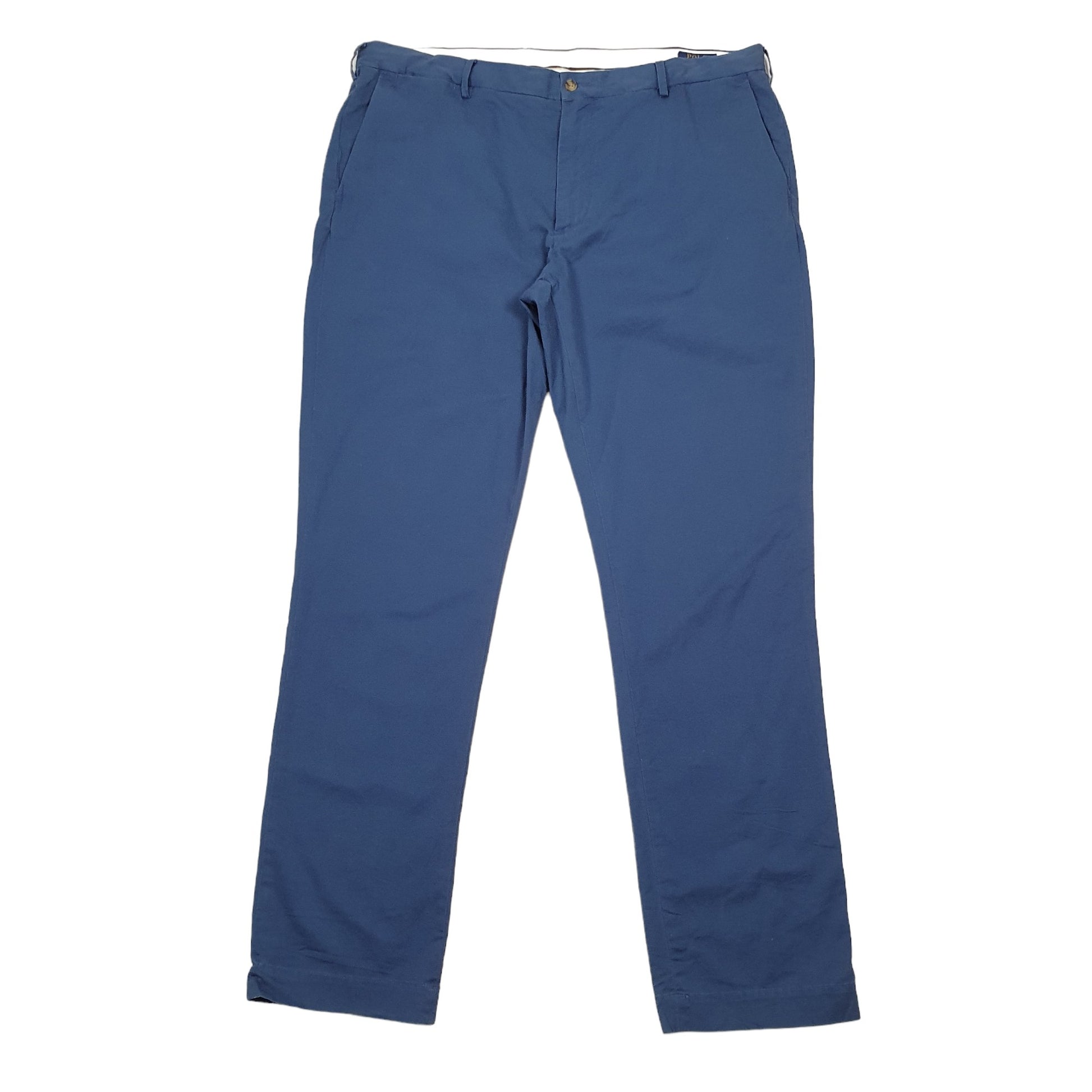 Mens Polo Ralph Lauren Blue Chino Trousers W42 L36 Blue