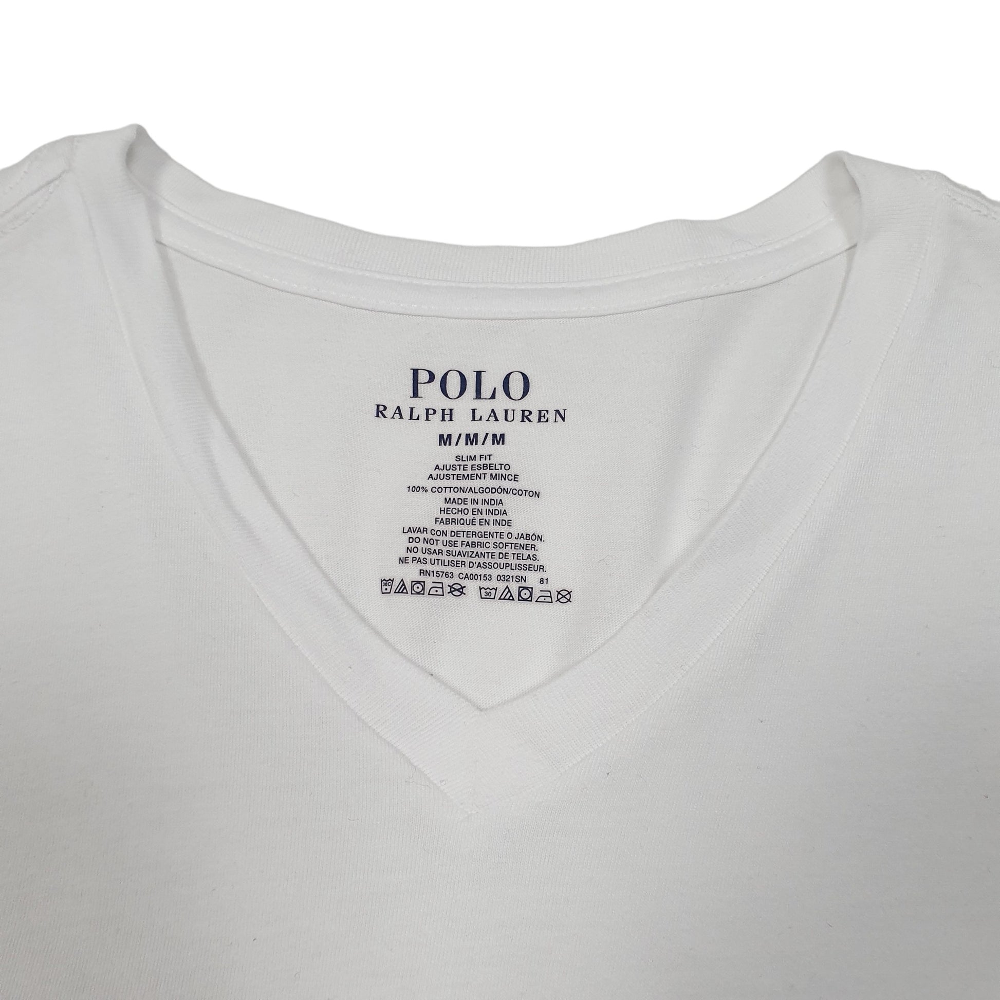 Slim Fit Polo Ralph Lauren V Neck Undershirts Polo Ralph Lauren