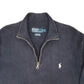 Mens Navy Ralph Lauren  Quarter Zip Jumper