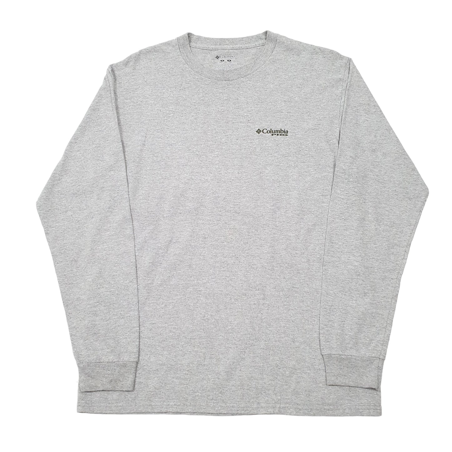 Mens Grey Columbia Sportswear Performance Hunting Gear PHG Long Sleeve T Shirt