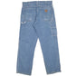 Carhartt Casual Loose Fit Carpenter Jeans W34 L30 Blue