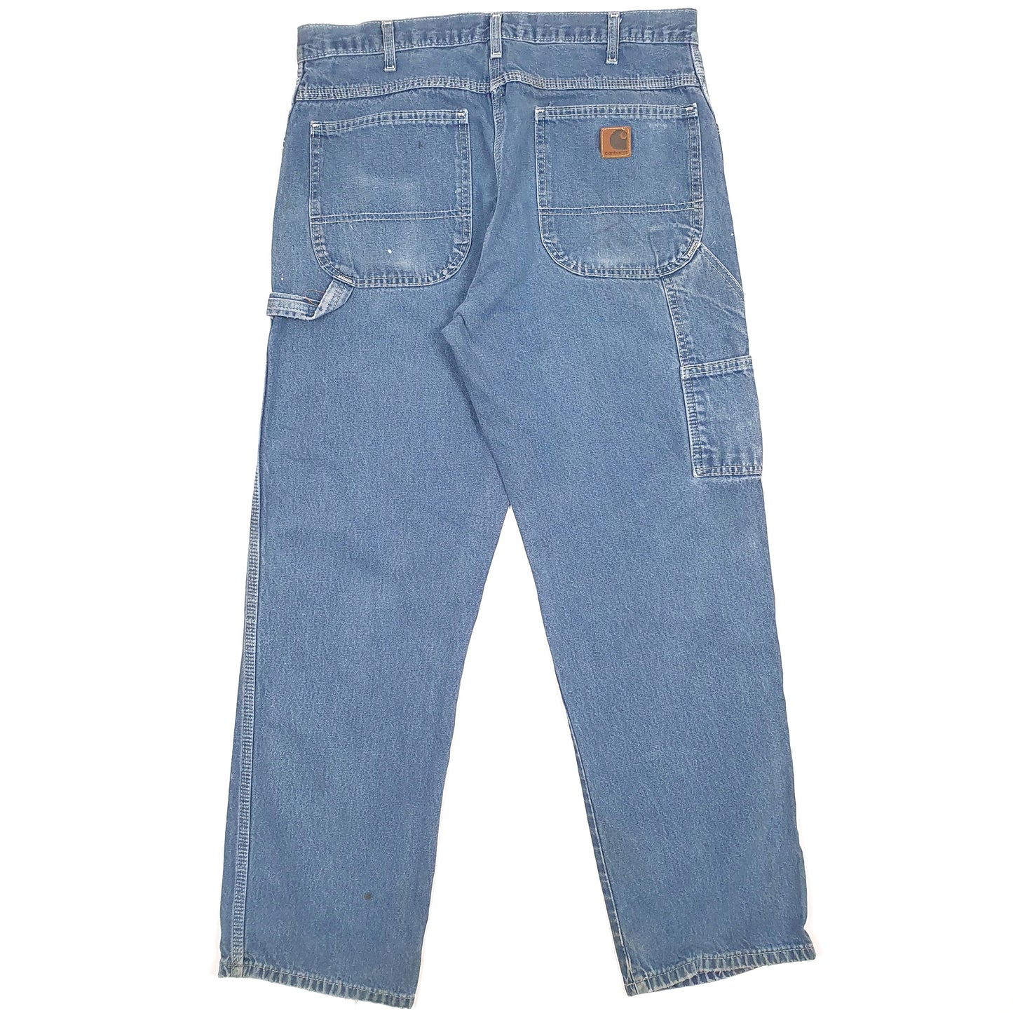 Carhartt Casual Loose Fit Carpenter Jeans W34 L30 Blue