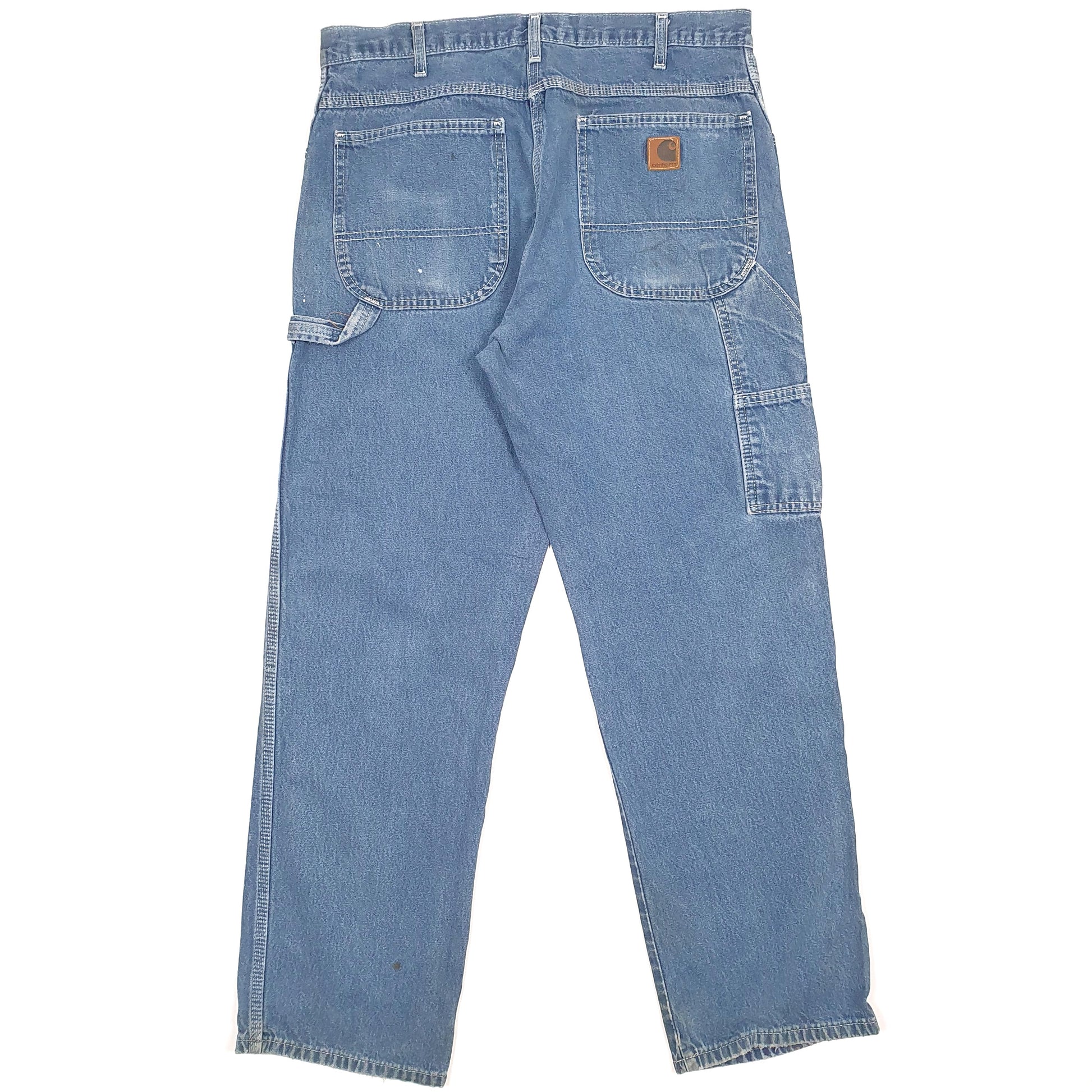 Carhartt Casual Loose Fit Carpenter Jeans W34 L30 Blue