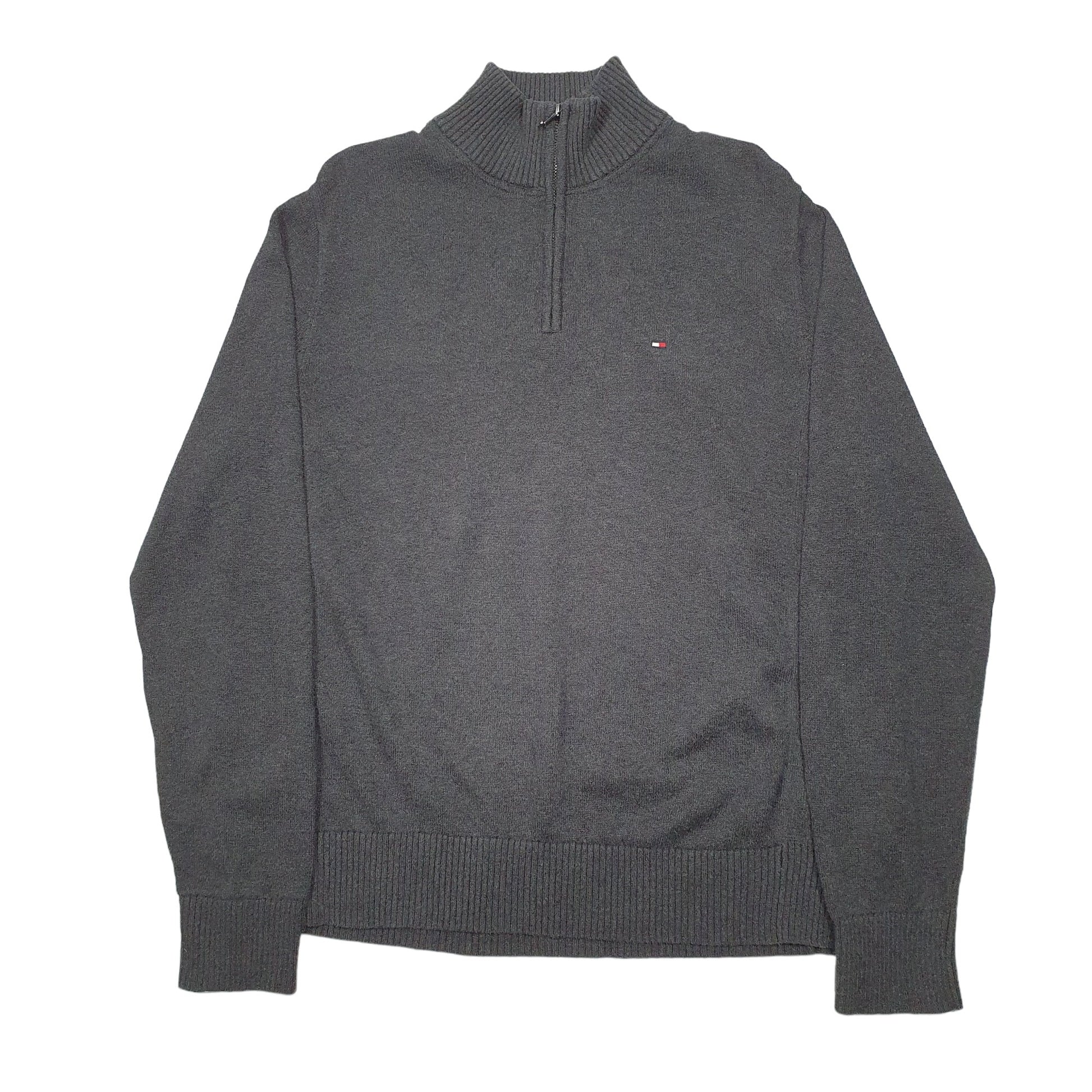 Tommy Hilfiger Quarter Zip M Grey