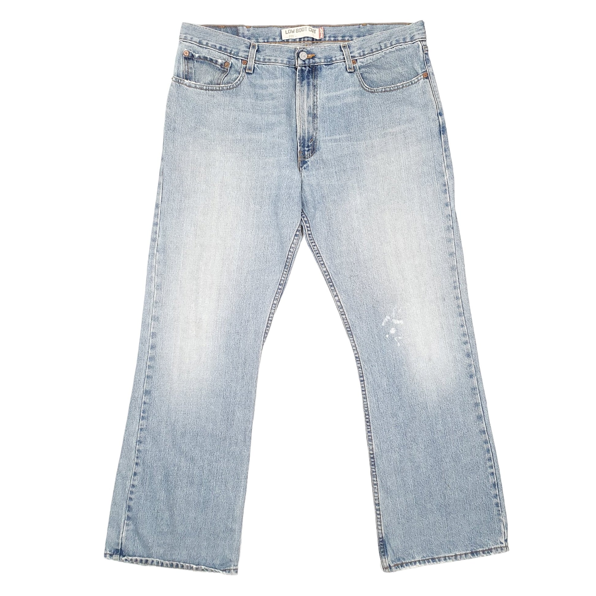 Mens Blue Levis Double Red Tab Low Rare 527 JeansW38 L32