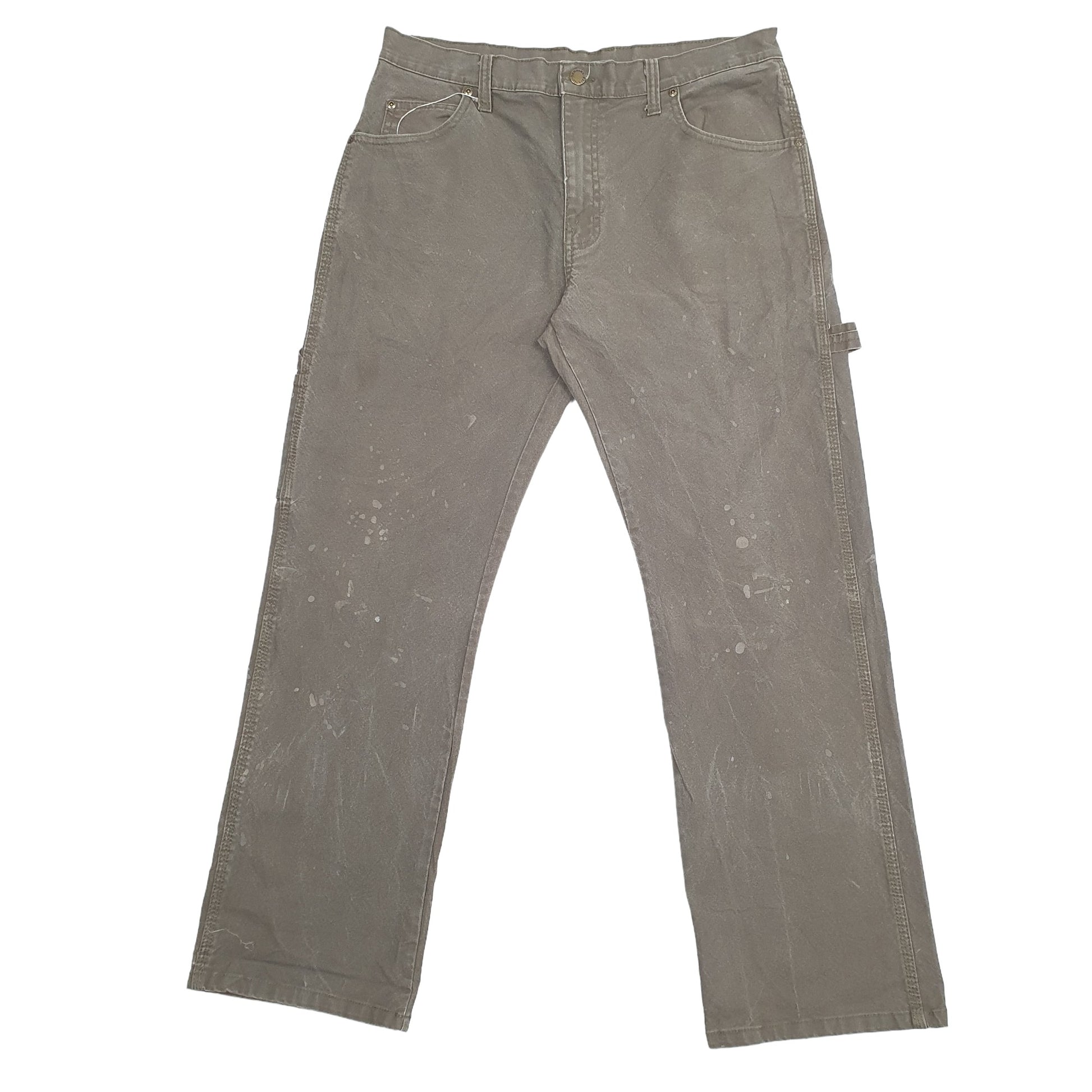 Mens Khaki Dickies  Carpenter Trousers