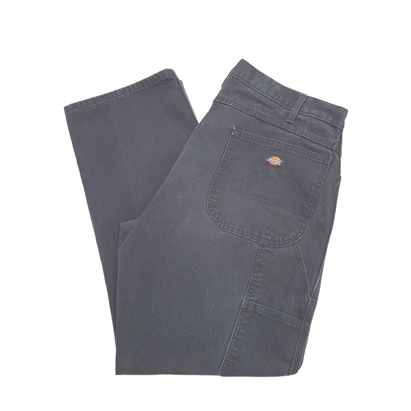 Mens Black Dickies  Carpenter Trousers