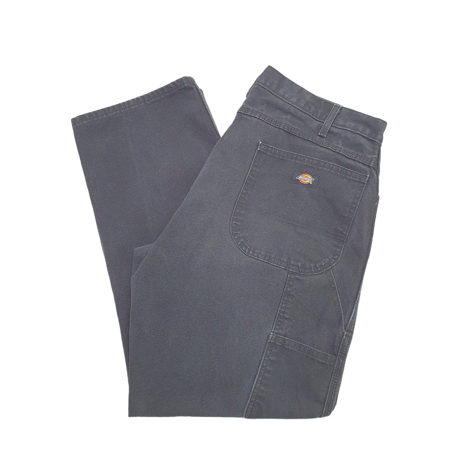 Mens Black Dickies  Carpenter Trousers