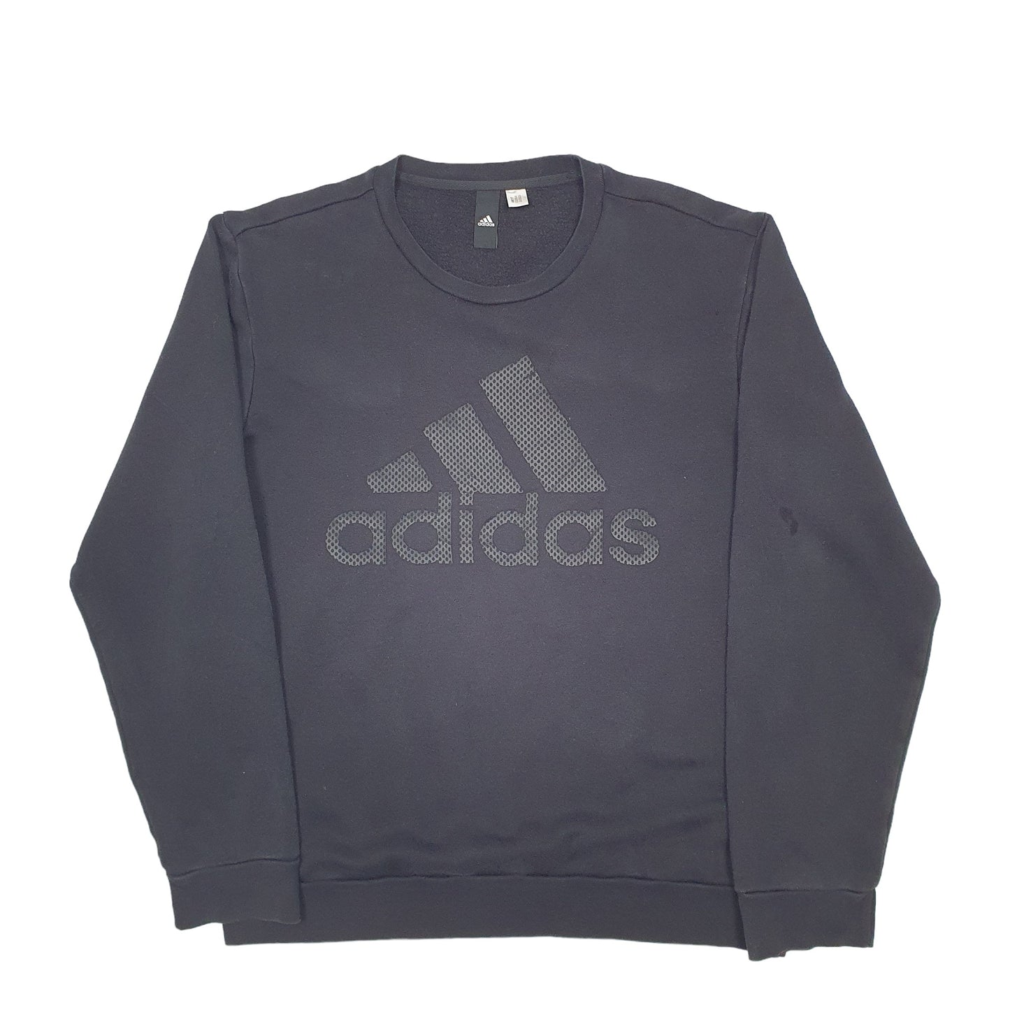 Mens Black Adidas  Crewneck Jumper