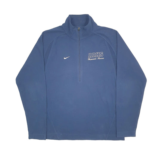Nike Womens Soccer Quarter Zip Fleece S Navy
