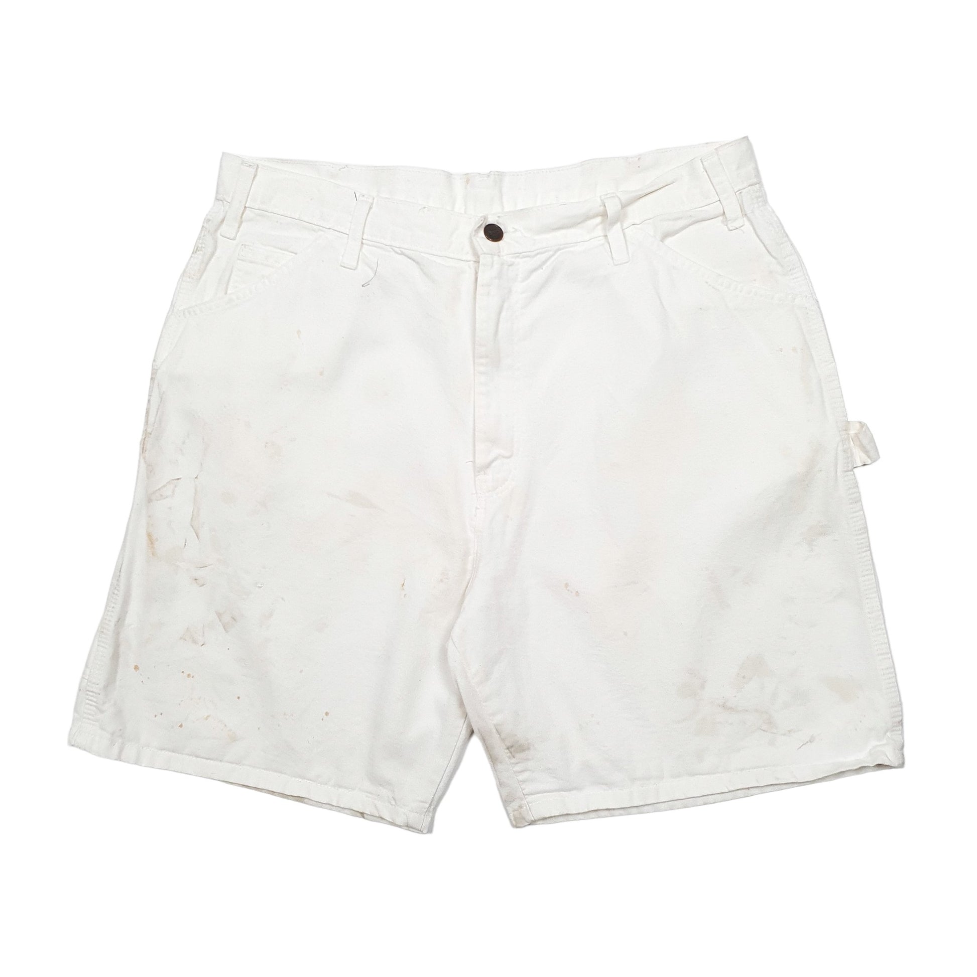 Mens White Dickies  Carpenter Shorts
