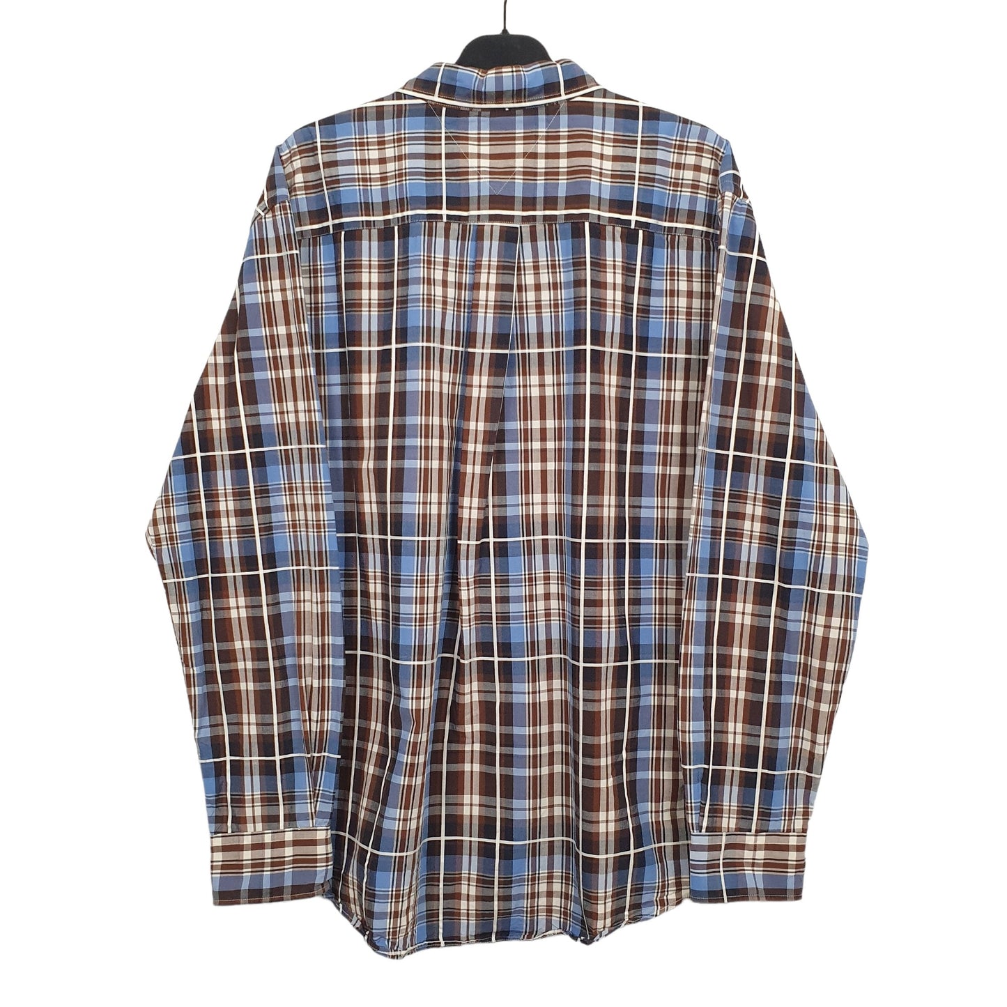 Tommy Hilfiger Long Sleeve Regular Fit Check Shirt Brown