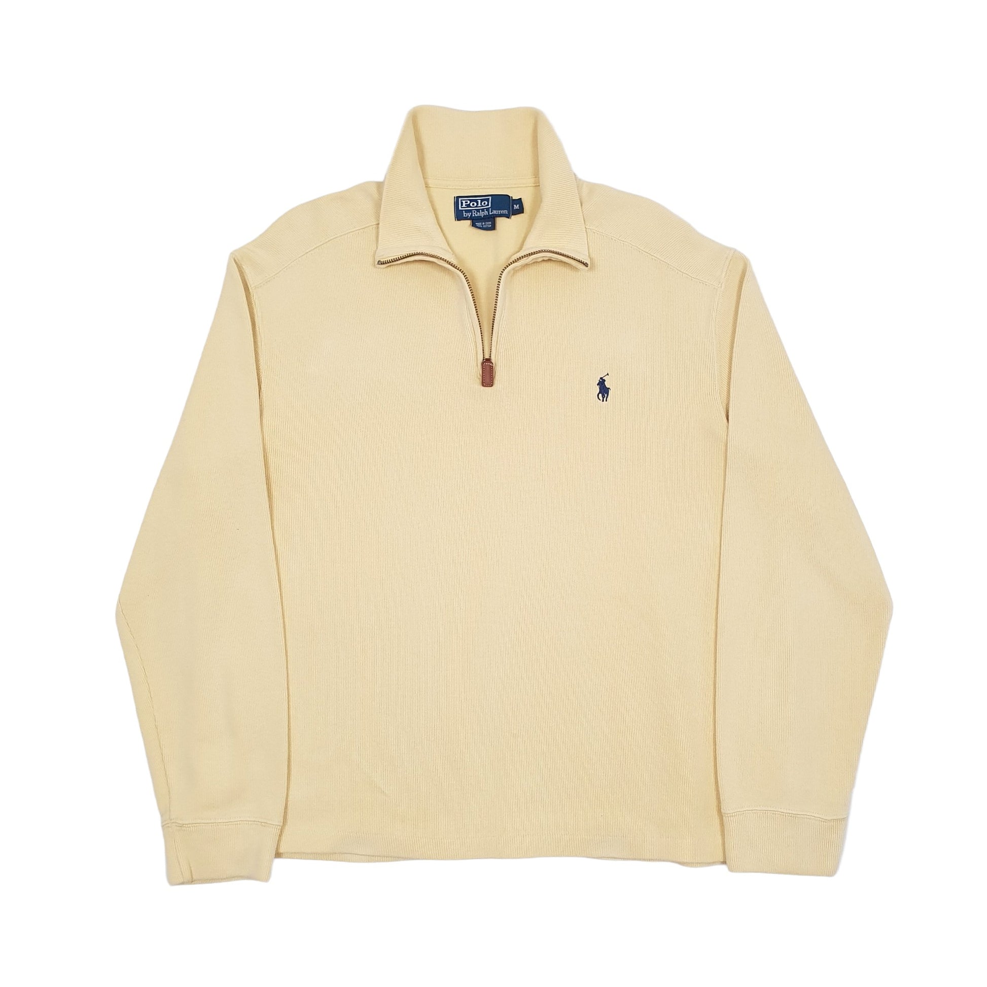 Polo Ralph Lauren Quarter Zip M Yellow