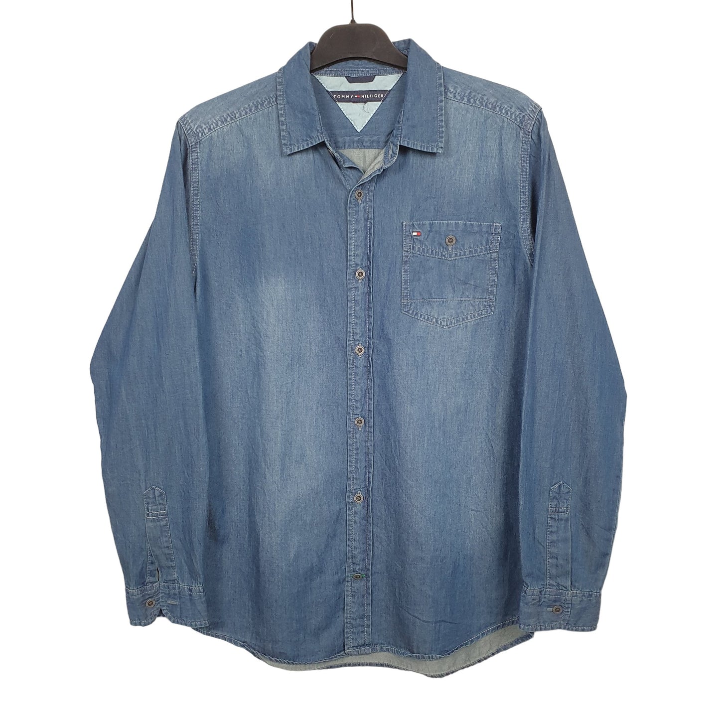 Tommy Hilfiger Long Sleeve Regular Fit Shirt Blue