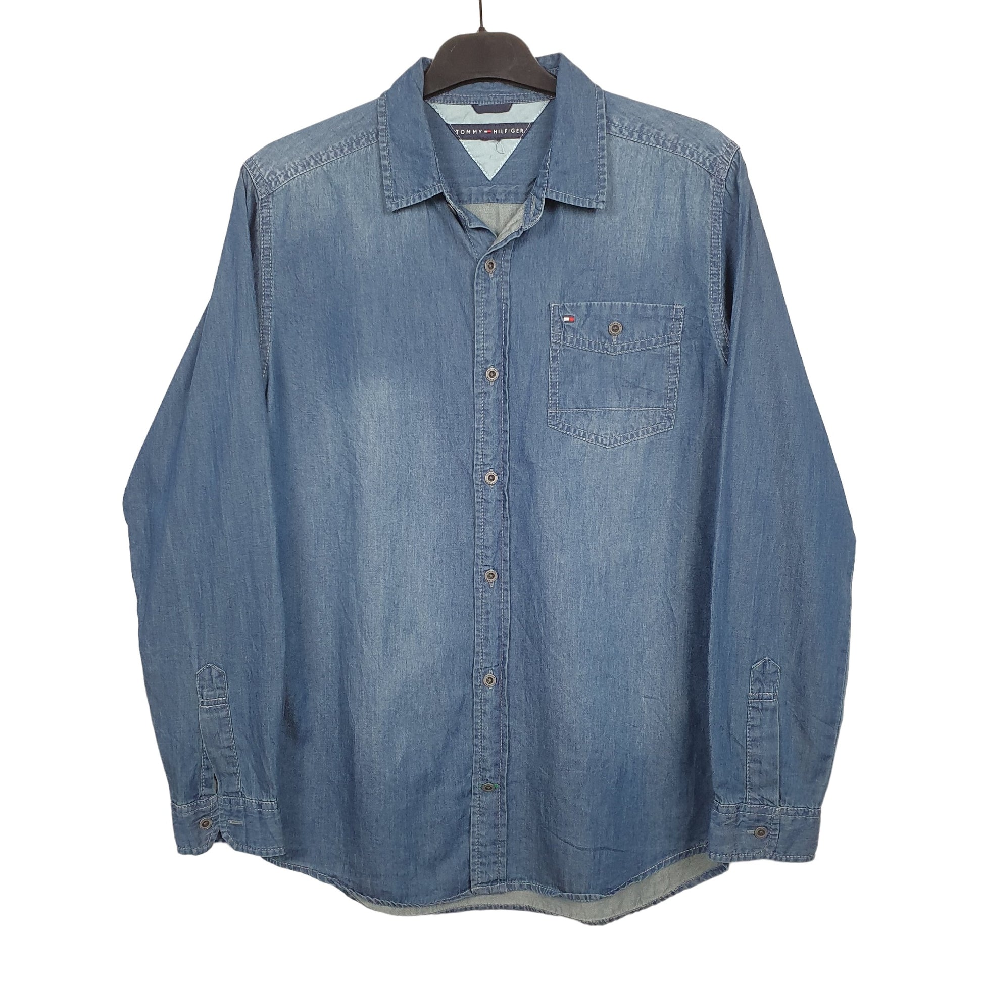 Tommy Hilfiger Long Sleeve Regular Fit Shirt Blue