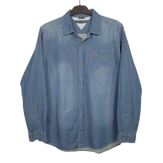 Tommy Hilfiger Long Sleeve Regular Fit Shirt Blue