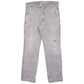 Mens Carhartt Grey Carpenter Trousers W36 L32 Grey