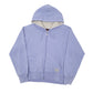 Womens Purple Champion Hoodie Full Zip Jumper