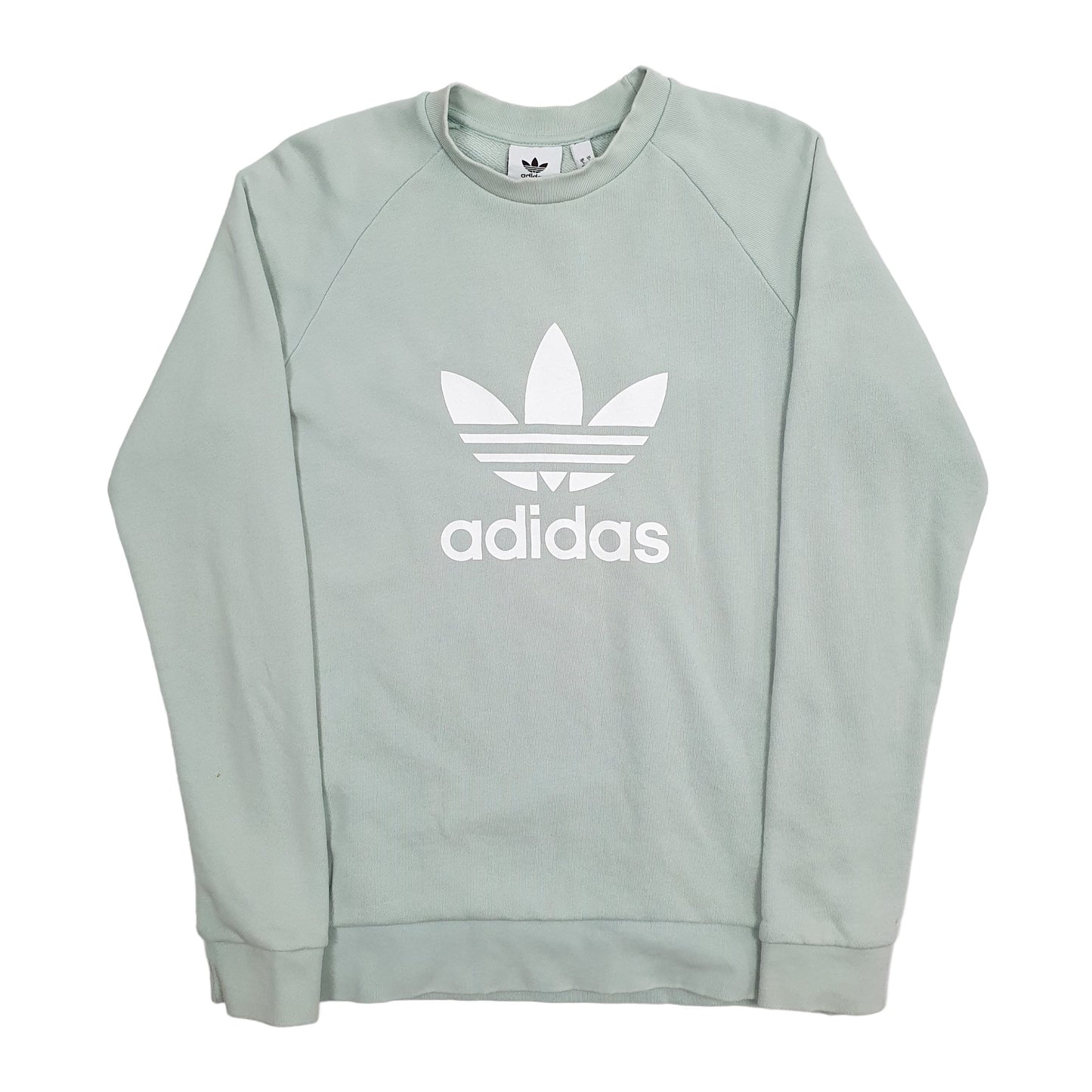 Mens Green Adidas  Crewneck Jumper