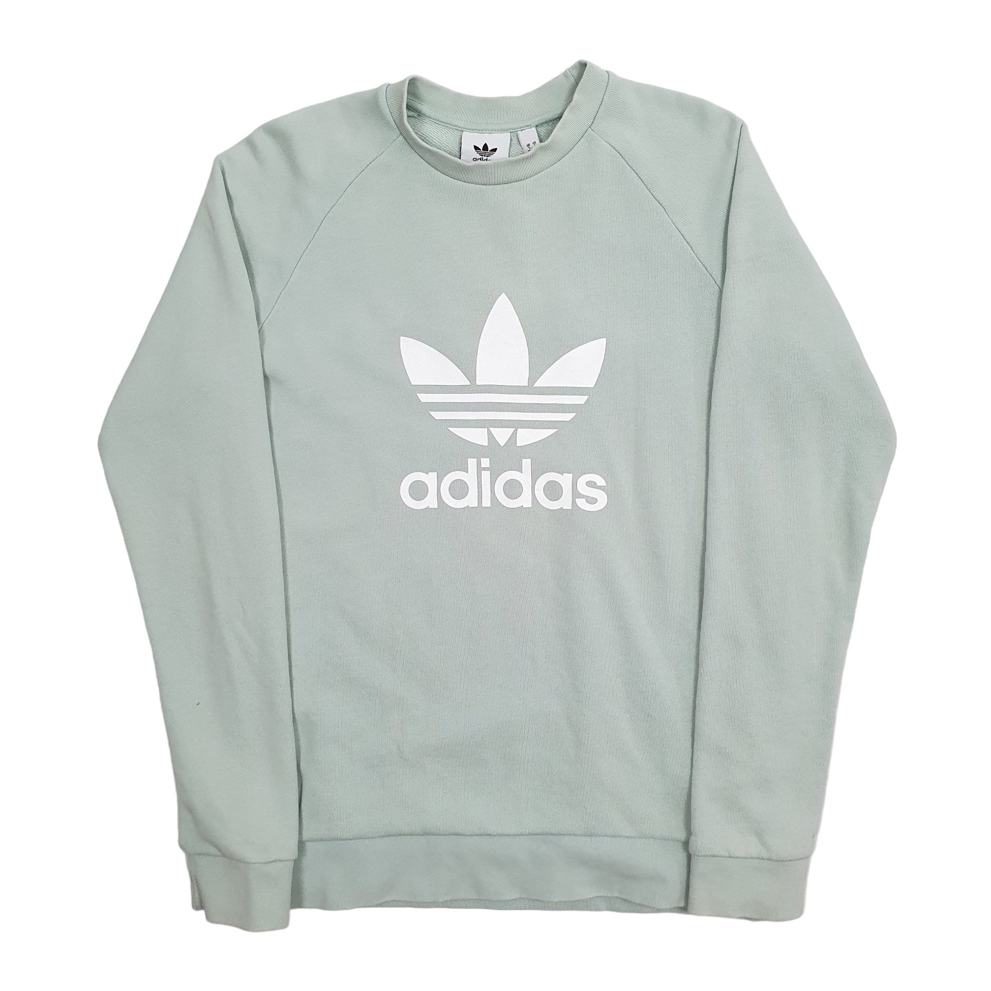 Mens Green Adidas  Crewneck Jumper