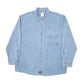 Mens Blue Dickies Denim Shacket Workwear Long Sleeve Shirt