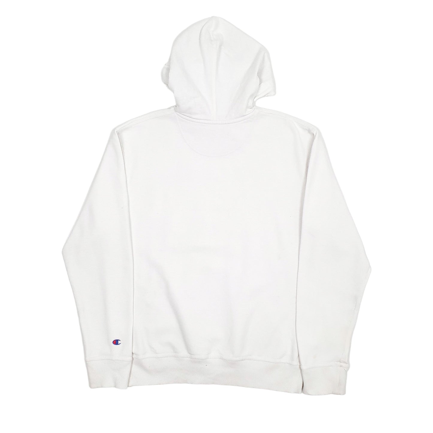 Mens White Champion  Hoodie Jumper